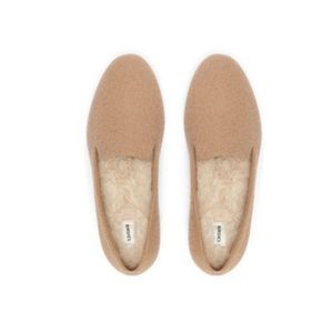Birdies Starling Loafers in Oatmeal Faux Fur NWOT
